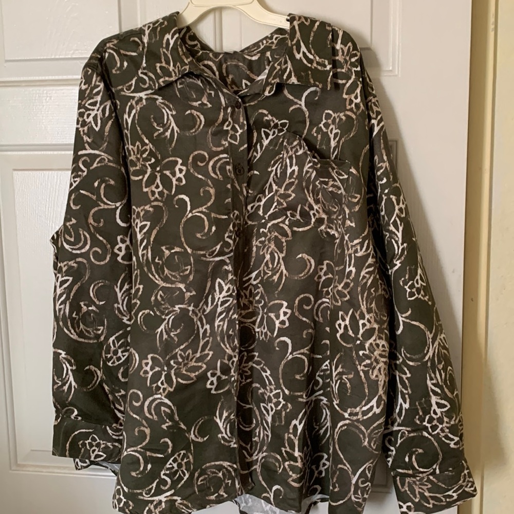 Woman within jacket/shirt